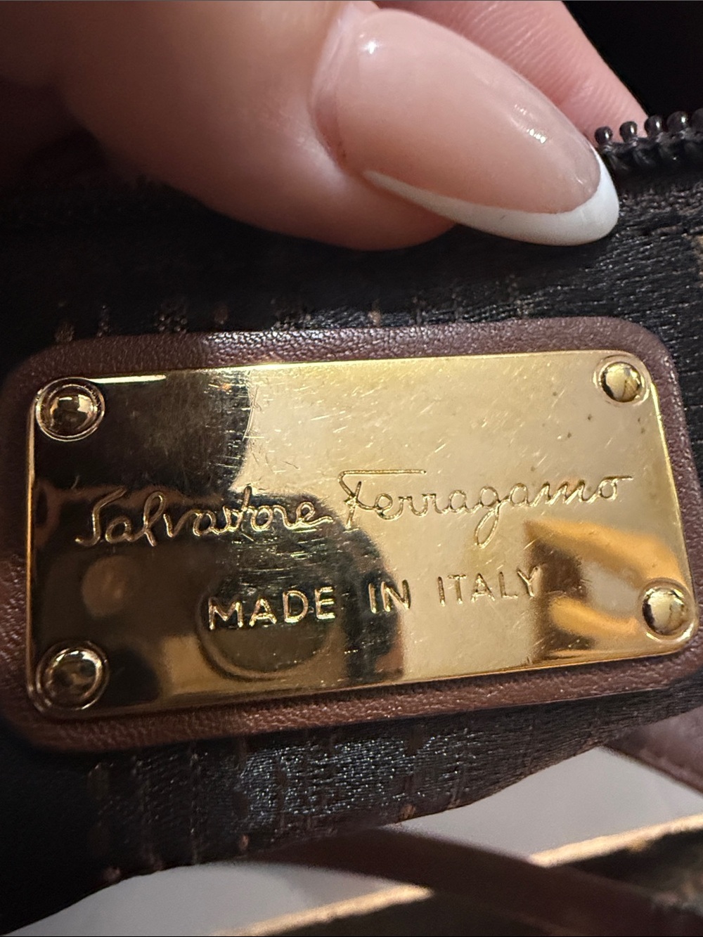 Salvatore Ferragamo Gancini Pleated Leather Hobo Bag - Picture 11 of 12